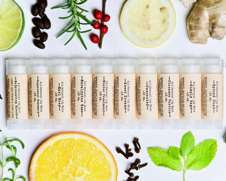 10 lip balm scents from the Organic Lip Balm Recipe