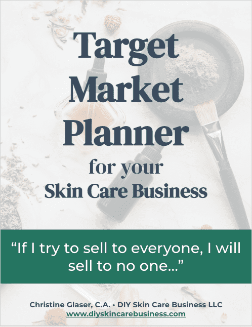 Cover of the Target Market Planner for Skin Care Businesses