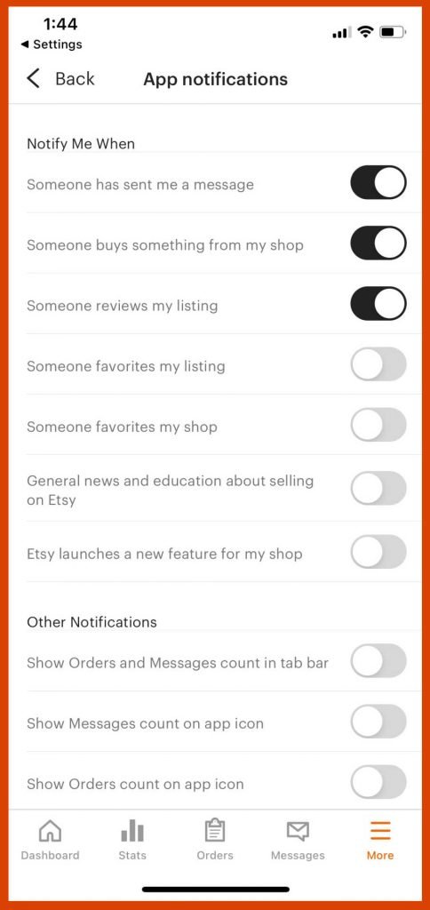 How to use the Etsy Seller App when you're taking a vacation from your handmade skin care business