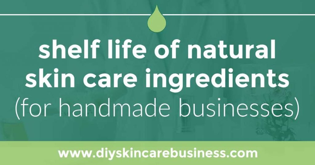 Shelf life of common natural skincare ingredients social image