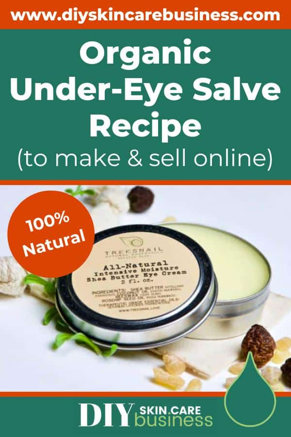 Organic Under Eye Salve Recipe Pinterest Pin