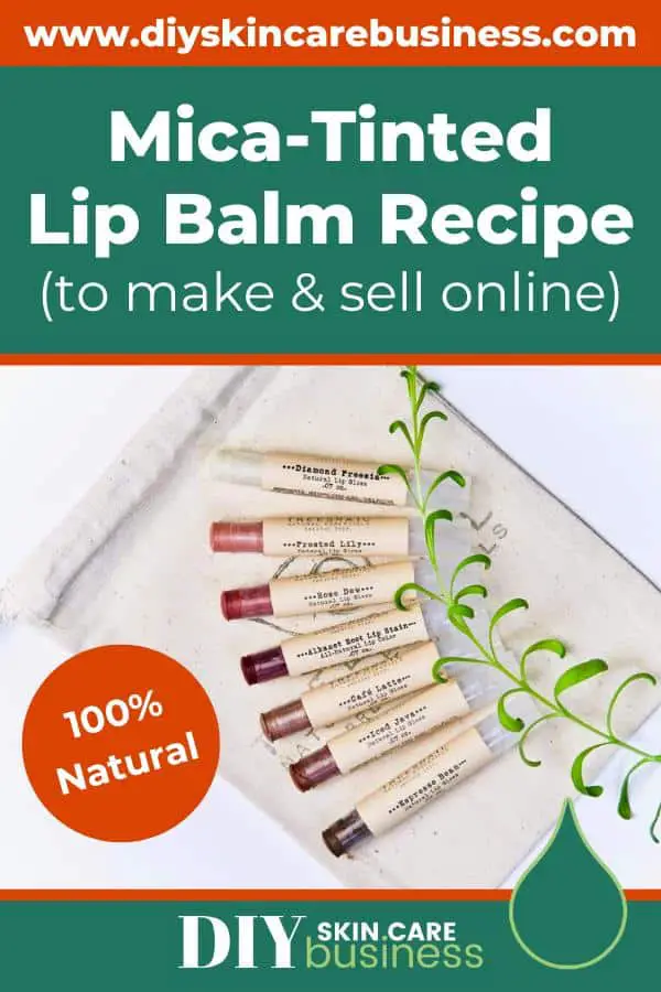 Mica Tinted Lip Balm Recipe Pinterest Pin