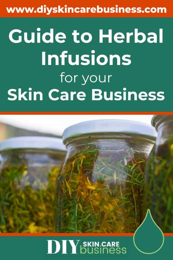 Guide to Herbal Infusions for Your Skin Care Business Pinterest Pin