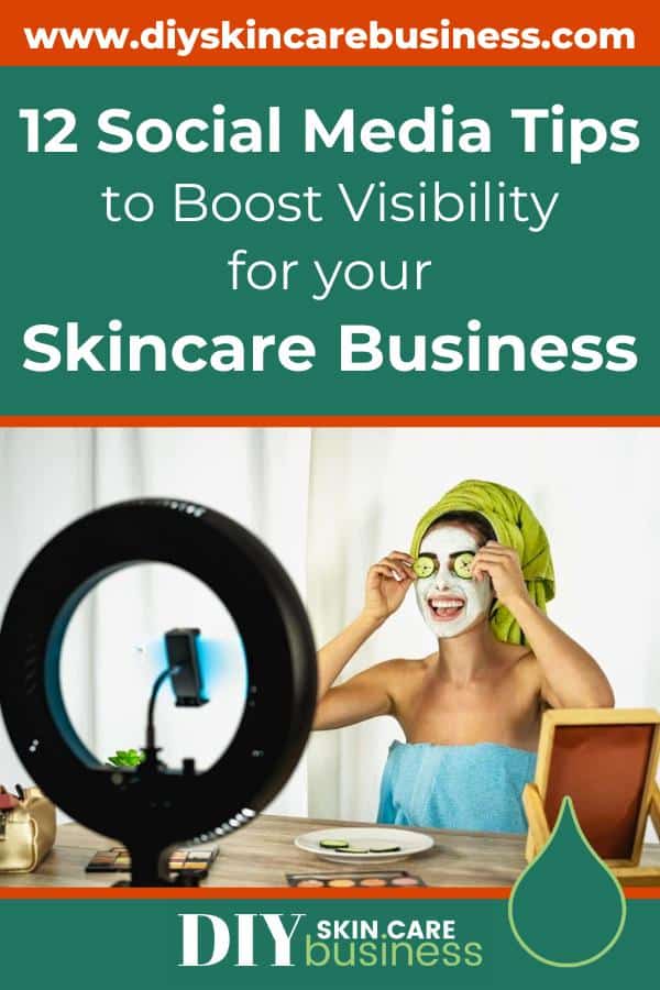 Social Media Tips for Your Skincare Business Pinterest Pin