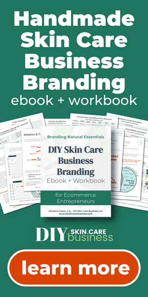 Handmade Skin Care Business Branding Ebook and Workbook Guide