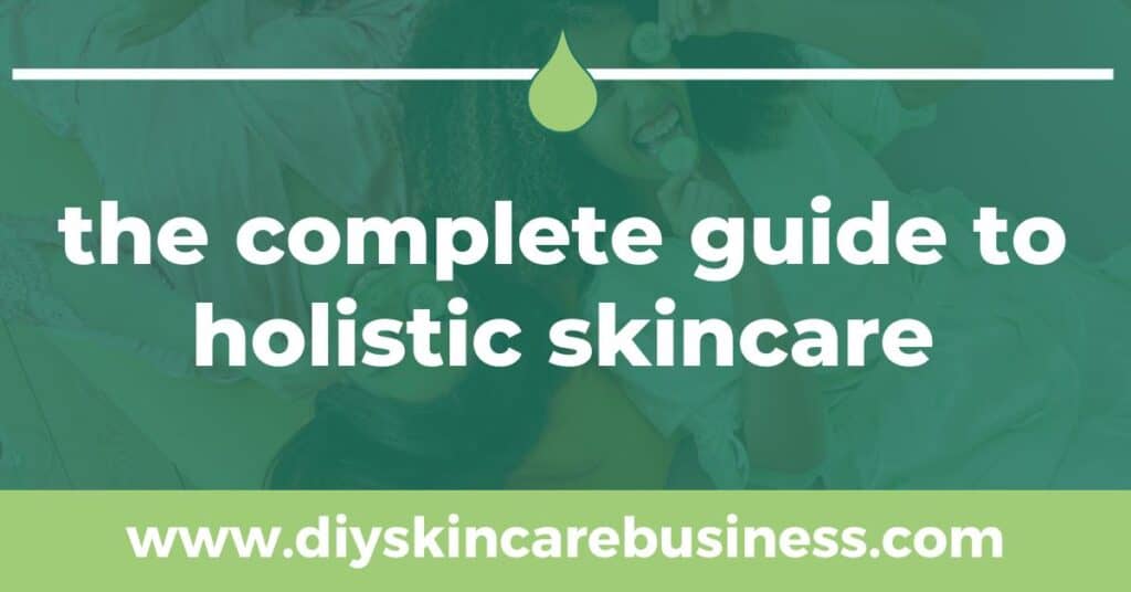Social Media Image for Holistic Skincare Guide blog post
