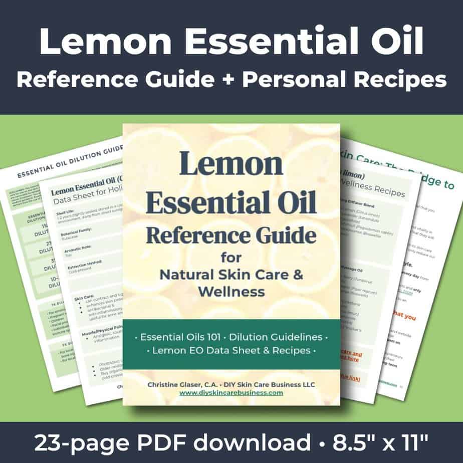Lemon Essential Oil Reference Guide