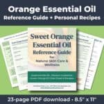 Sweet Orange Essential Oil Reference Guide PDF