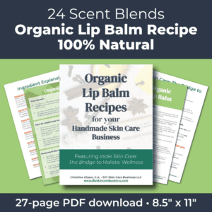 Organic Lip Balm Recipe Bundle for Handmade Skincare Businesses