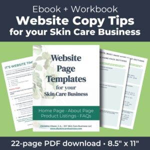 Website Copy Tips for Handmade Skin Care Businesses