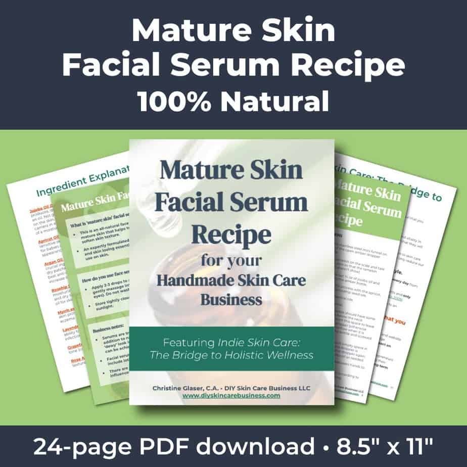 Mature Skin Facial Serum Recipe PDF