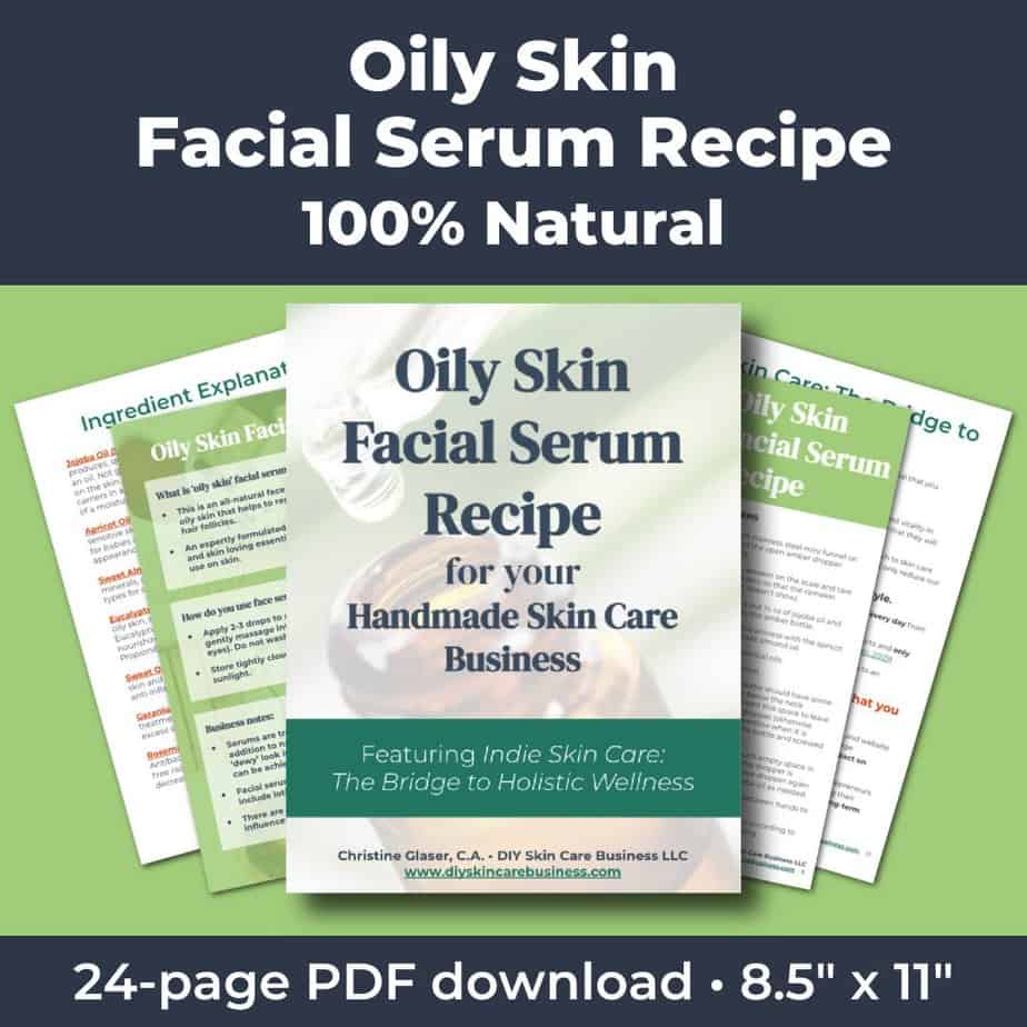 Oily Skin Facial Serum Recipe PDF