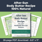 After Sun Body Butter Recipe PDF (100% Natural)