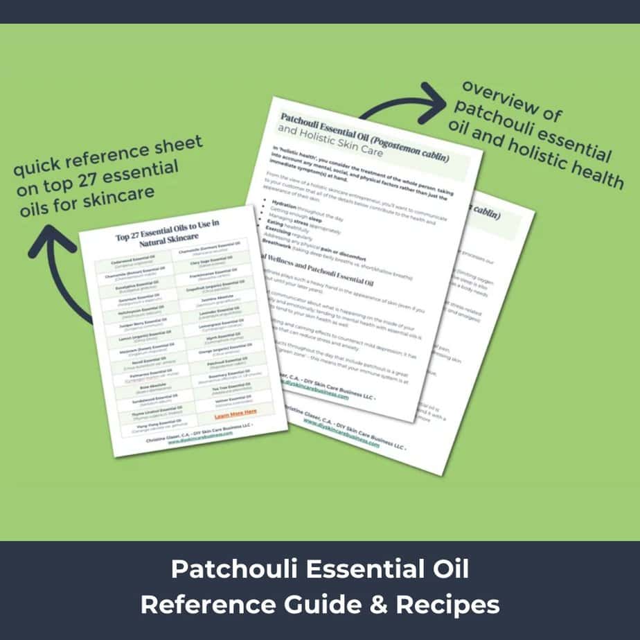 Holistic wellness information in the Patchouli Essential Oil Guide