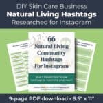 66 Natural Living Instagram Hashtags PDF