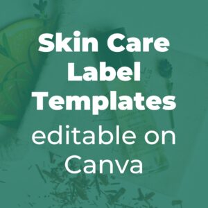 Skincare Label Templates