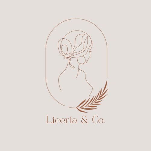 Skin care business logo with very thin line drawing